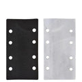 4+4 Hole Thin Dry Sandpaper Machine 95*180mm Rectangular Flocking Tray Protective Sponge DIY Abrasive Accessories OEM