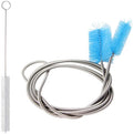 Aquarium Cleaning Tool Stainless Steel Tube Cleaning Brush Flexible Aquarium Fish Tanks Accessories Filter Pipe Brushes Cleaner