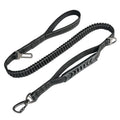 Wholesale 6 FT Strong Nylon Dog Leash Highly Reflective Threads and Bungee Buffer Pet Leash and Padded Handle Nylon Dog Leash