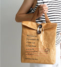 Custom Logo Dupont Tyvek Paper Waterproof Thermal Insulated Cooler Bag for Picnic Lunch Food Use