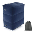 Inflatable Foot Rest Pillow Leg Pillow Folding Inflatable Foot Rest Cushion Pillow Airplane Travel Footrest