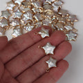 DIY Jewelry Accessories Single Hanging Star Wrapped Baroque Shaped Gilt Natural Freshwater Pearls Pendant
