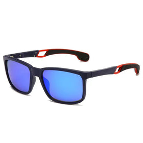 Wholesale Brand Sunglasses for Men and Women Cycling Gafas De Sol with Custom Logo White and Red PC Frame