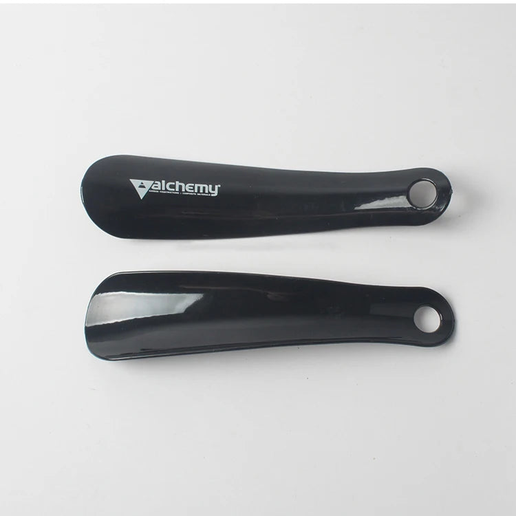 Custom Designer Small Funny Hotel Black Shoe Horn Plastic Shoehorn