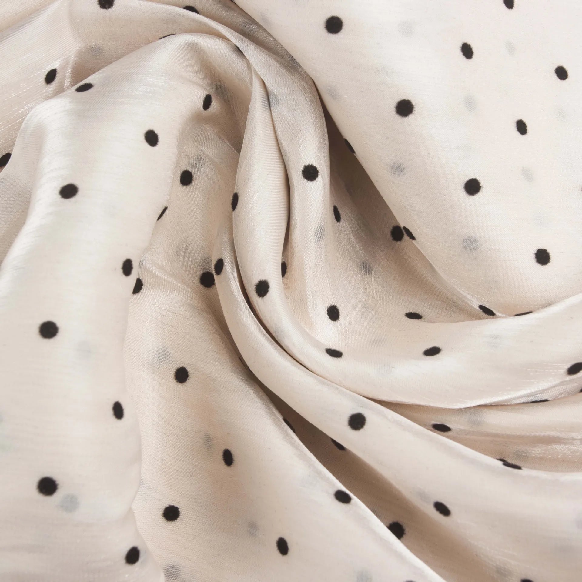 Organza Polka Dot Printed Fabric Party Wedding Decor Organza Fabric for Women's Dress Skirt