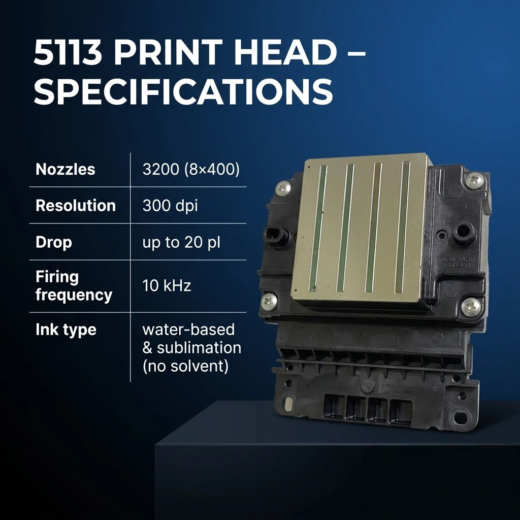 5113 Printhead FA160210 Unlocked for WF5110 WF4630 DTF Sublimation Water Based Printer