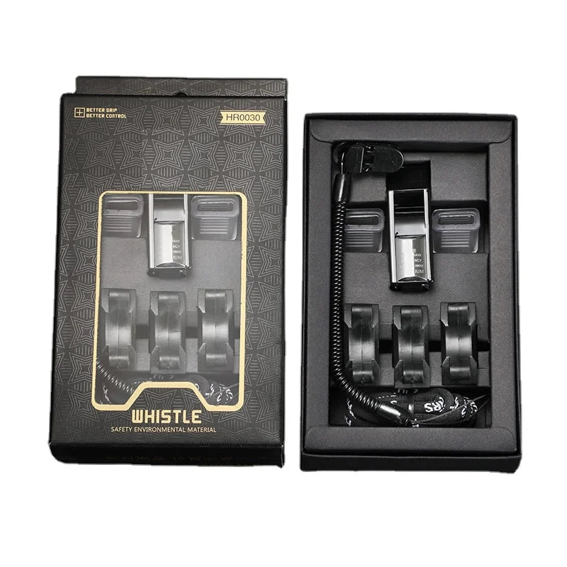 Soccer Referee When Whistle Molten Flip Grip Gift Box Soccer Full Time Basketball Professional Soccer Ref Using Referee Whistle