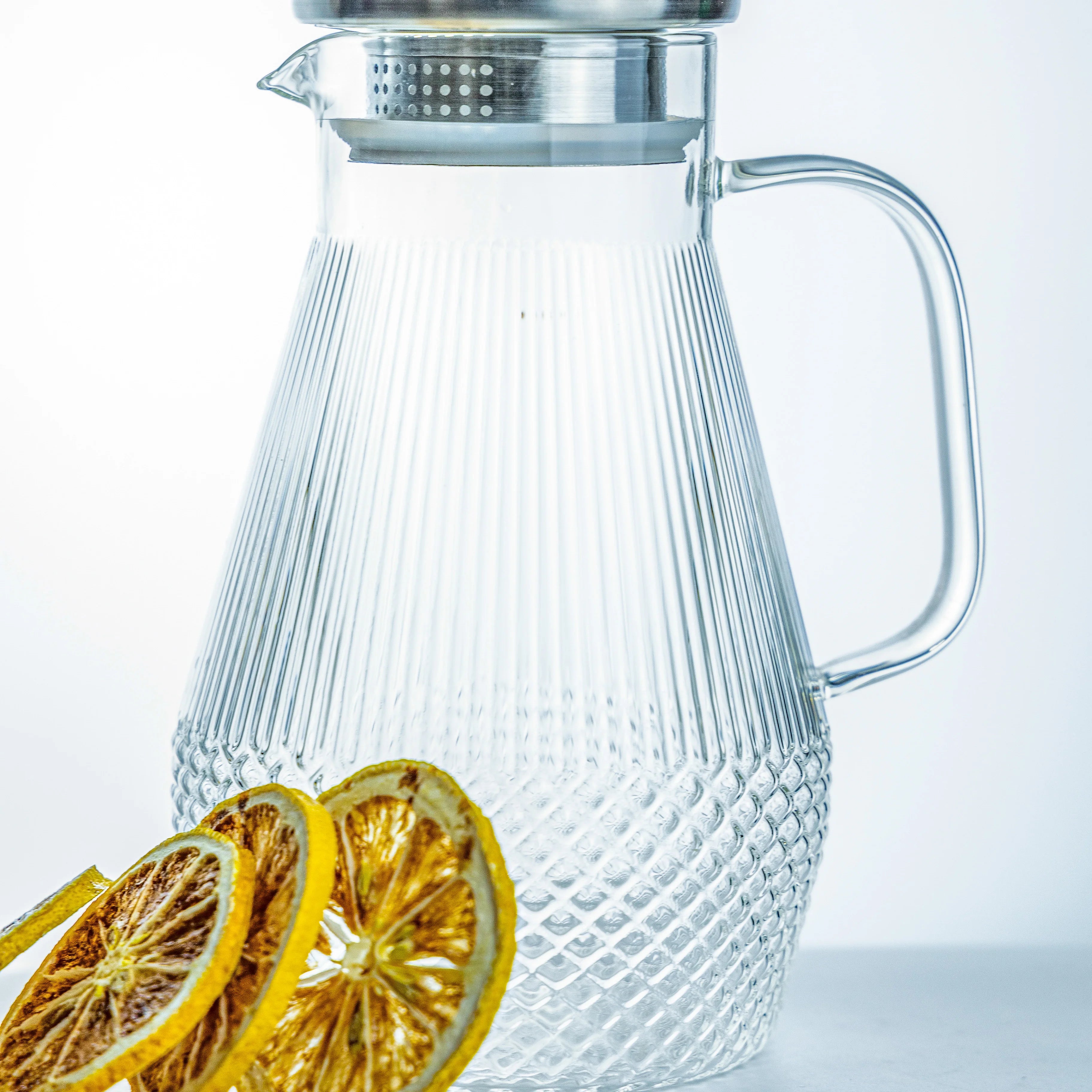 Hot Selling Complete Specifications Glass Tea Ice Pitcher Lid Water Pitcher