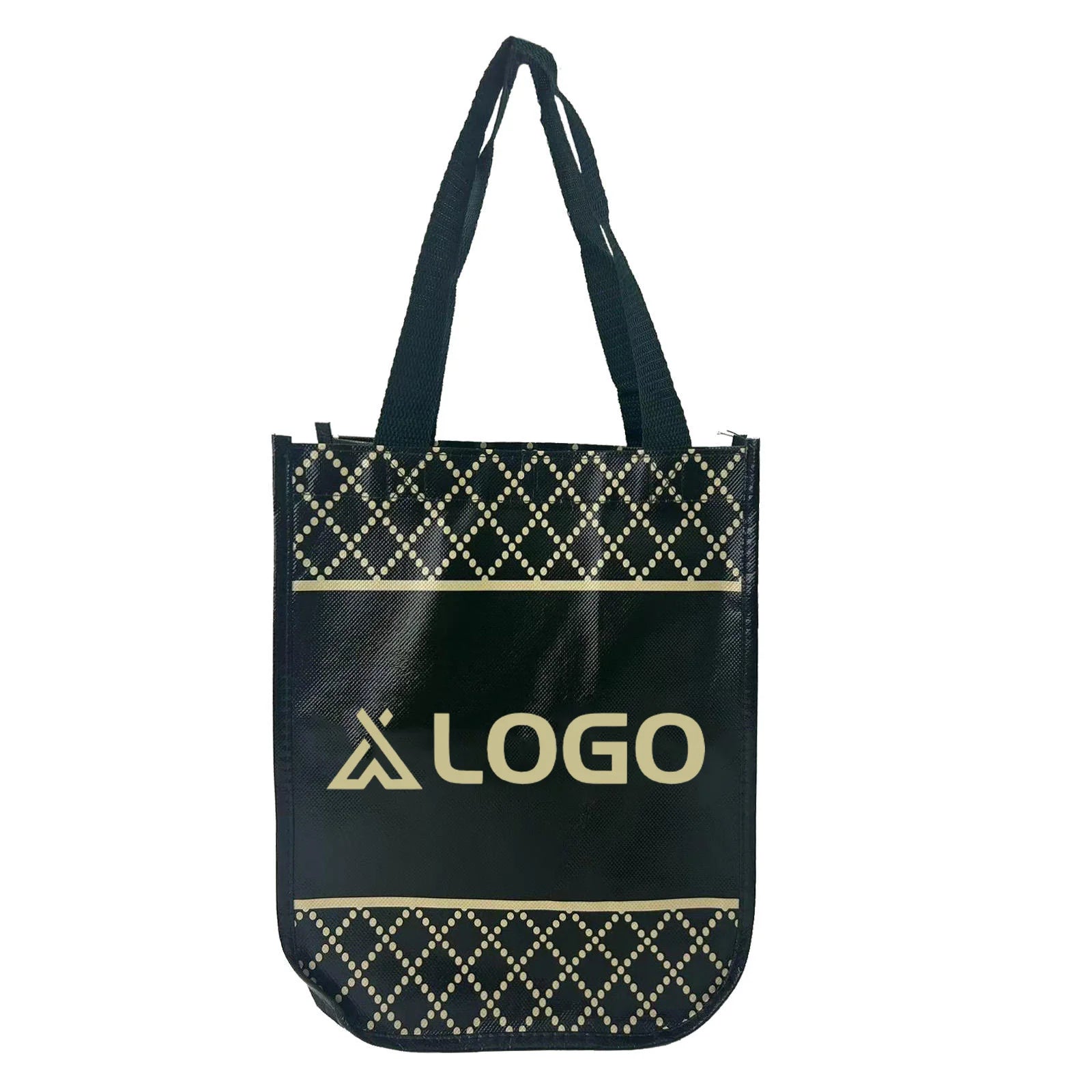 Customized Eco-Friendly Recyclable PP Non-Woven Tote Bag Foldable Laminated Fabric for Shopping Packable and Sustainable