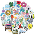 50 Pcs New and Fresh Graffiti PVC Self Adhesive Stickers for Refrigerator Notebook Draw bar Box Guitar Laptop and Books