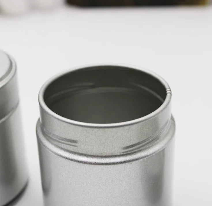 Sealed Airtight Japan Organic Matcha Green Tea Tin Can with Recycled Materials Custom Logo Option Food Grade 50g