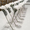 Tube Shape  Crisscross Floral Glass Vase Set Clear Glass Tube Vase Hydroponic Arrangement Tabletop Glass Vase