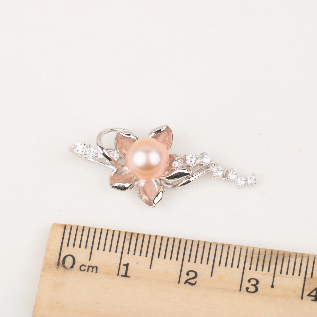 P060693 DIY 7-9mm Natural Freshwater Pearl Pendant Accessory 925 Sterling Silver Engagement Jewelry Necklace for Women MegaBDM