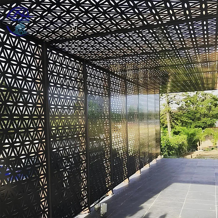 Laser Cut Metal Fence Panels Decorative Laser Cut Panels for Energy Efficient Designs