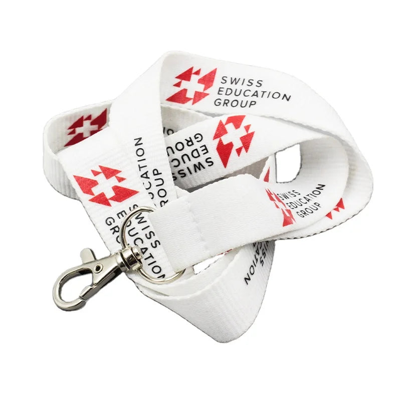 Fashion Luxury Lanyard Id Holder Detachable Logo Woven Polyester Neck Strap With Custom Lanyard for Mobile Phone