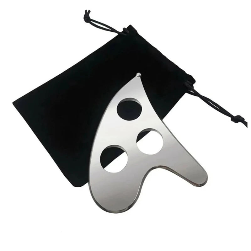 HY Factory Hot Sale Stainless Steel Gua Sha Massage For Face And Body In Gold Iastm Tool