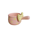 Solhui Small Cute Colored Porcelain Reusable Round Baking Bowl Mmanufacturers Dessert Fruit Salad Bow Polka Dot  Serving Ceramic