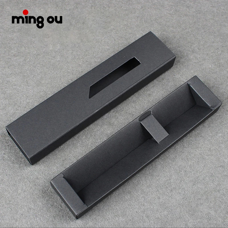 Package Paper Box Foldable Cardboard Window Pen Box(need to Fold by Yourdelf)