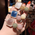 Luxury Pearl Geometric Hair Ties Candy-Colored Sweet Style Hair Rope Student Hot Sale Lovely Ponytail Head Rope Wholesale