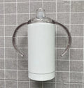 12 oz 304 Stainless Steel Double Wall Vacuum Flask Baby Eco-Friendly Sublimation Travel Mug with Lid