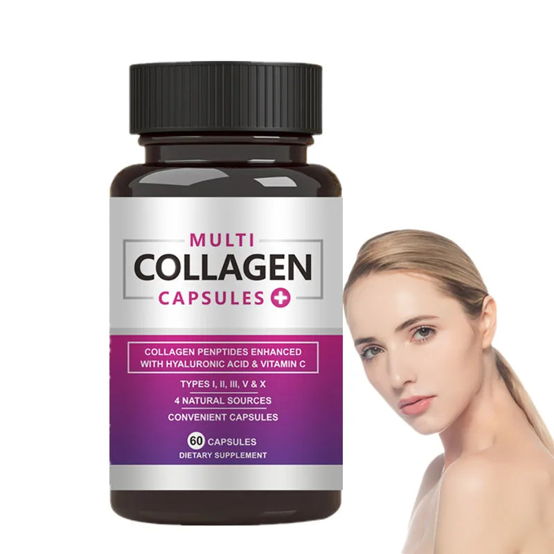 Private Label 99% Collagen Skin Biotin Keratin Gummies Japanese Collagen Vegan Powder Collagen Capsules