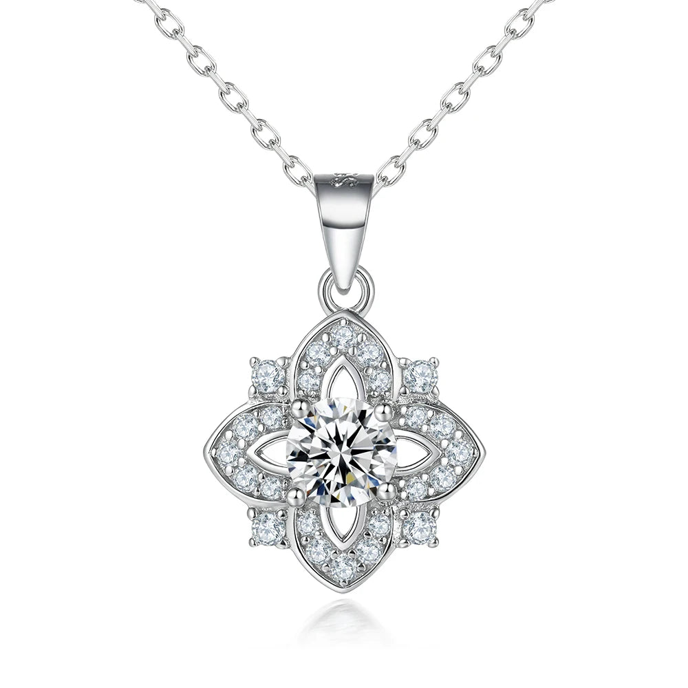 Fashion 925 Silver Pendant Necklace for Women Charm Necklace
