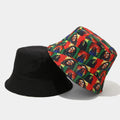 2025 New Summer Fishing Hat Men's Women's Digital Printing Double Sided Sun Hat
