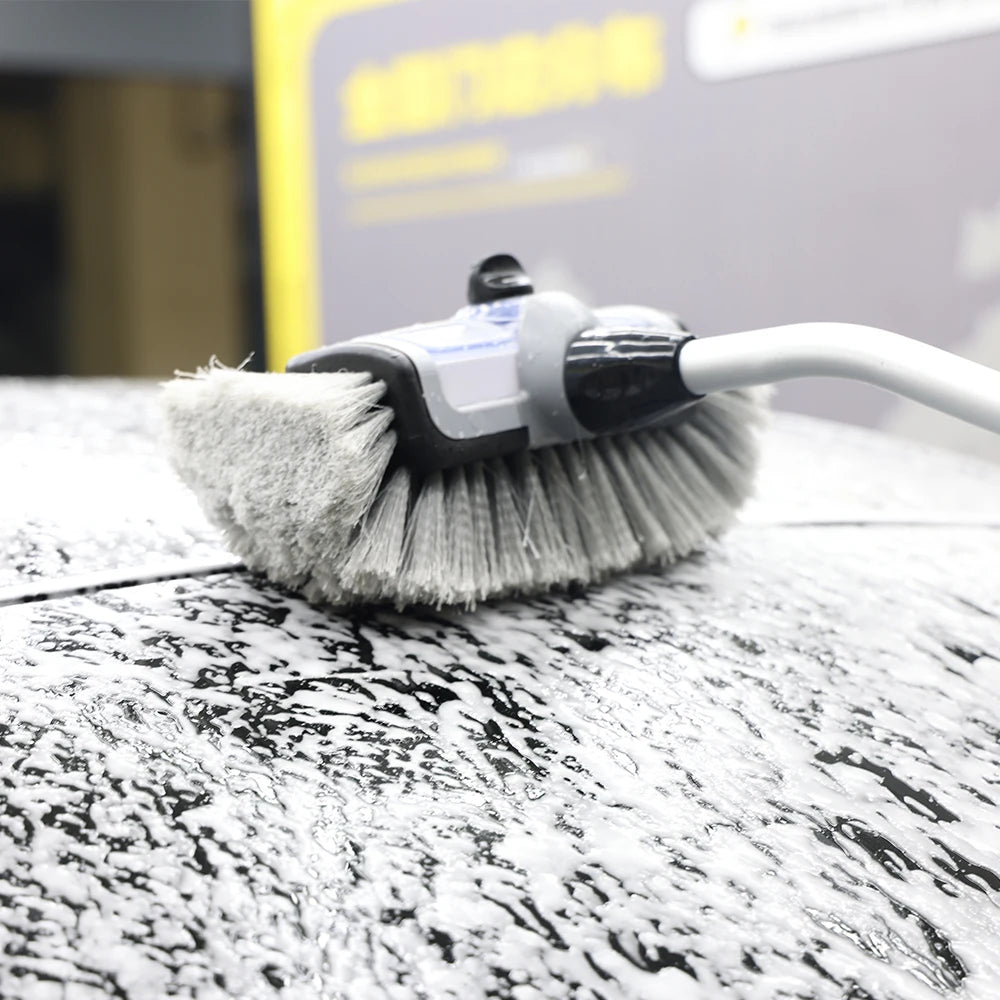 Soft Bristle Telescopic Aluminium Pole Car Truck Boat Washing Brush Cleaning Car Water Fed Brush