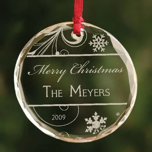 K9 Crystal Blanks Laser UV Printing Decorative Hanging Glass Ornaments for Christmas Blank Cut K9 Crystals for Interior Design