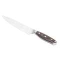 8 Inch 3Cr13 Stainless Steel Kitchen Chef Knife with Ergonomic Pakka Wood Handle High-Polish Finish Ambidextrous Design