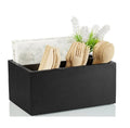 Party  Countertop  Camping  Picnic Cutlery Caddy Wooden Utensil Holder Silverware Caddy