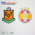 Clothing Parches Wholesale Custom Cartoon Logo Sublimation Woven Patches With Hook Backing