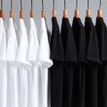 Custom Solid Color 200gsm Blanks Cotton T Shirt Custom Printed Plain Round Neck Tshirt Graphic T Shirts