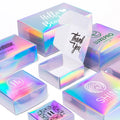 Glossy Holographic Plain Laser Fine Sands Glitter Nail Polish Box Holo Mailer Box