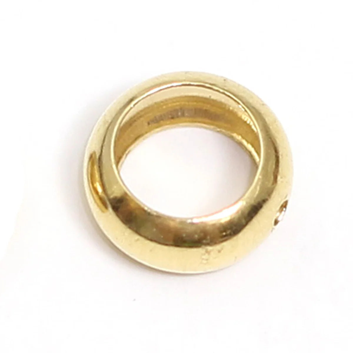 Beadsnice ID 39802 Roundel Beads Gold-Filled Crimp End Beads Weight 0.25 Gram DIY Handmade