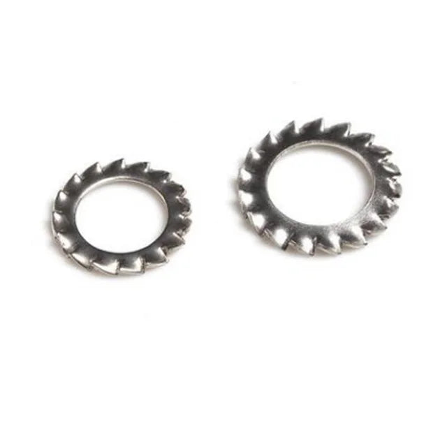 Haiyan Stainless Steel SS304 Ss316 External Teeth Serrated Lock Washer DIN6798