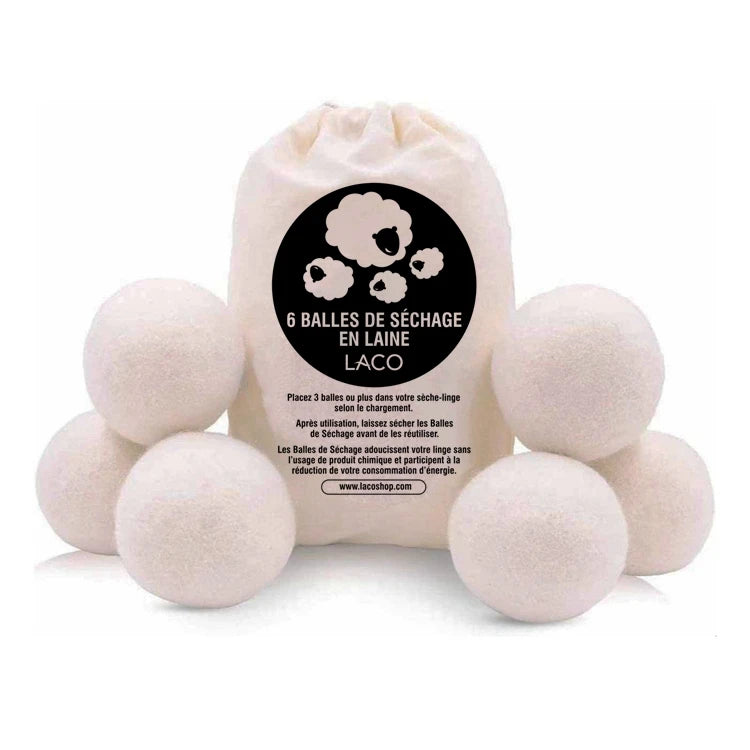 Premium Organic Tumble Wool Laundry Drying Ball wholesale Natural 7cm Wool Balls Dryer