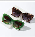 KD425 Retro Fashion Leopard Print Cat Eye Optical Eyeglasses Frame Women Eyewear Oversized Leopard Sunglasses