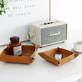 Fast Shipping Rolling Leather Jewelry Tray Bag Holder Keychain Storage Organizer Gift Bags Tableware Dice Keys Packaging Pocket