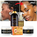 Private Label Skincare Vitamin E Collagen Carotene Body Lotion Soap Moisturizer Serum Face Cream Whitening Skin Care Set