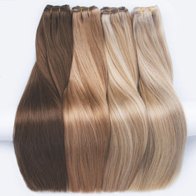 Wholesale Best Quality Hair Volume Weft 100% Remy Virgin Human Hair Extensions Double Drawn Genius Weft From Honor Hair