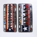 American License Plate Metal Aluminum Vintage Industrial Style bar Hotel Home Decoration Creative Personality Wall Pendant