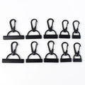 Meetee BD381 15-40mm Carabiner Webbing Hooks Hardware Accessories Bag Strap with Screw Side Clip Buckle Swivel Clasp Hook Buckle