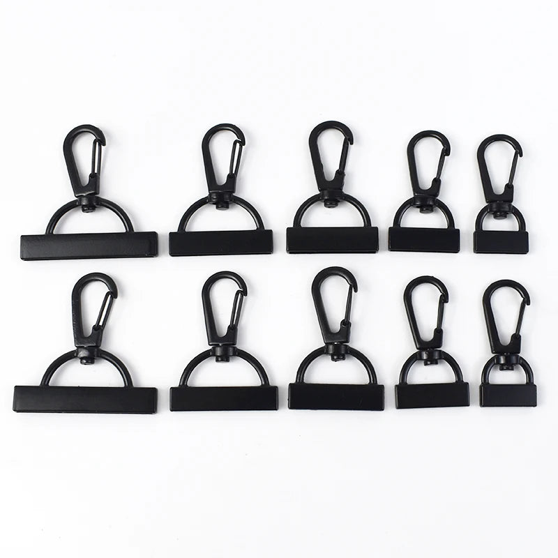 Meetee BD381 15-40mm Carabiner Webbing Hooks Hardware Accessories Bag Strap with Screw Side Clip Buckle Swivel Clasp Hook Buckle