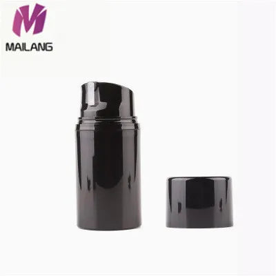 30ml 50ml 80ml 100ml 120ml 150ml Black New PP Airless Bottle Vacuum Pump Lotion Bottle Cosmetic Packaging