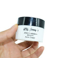 White Cosmetic Jar Luxury Glass Porcelain Round 30ml 50ml Skin Care Face Cream Container with White Black Screw Lids Packaging