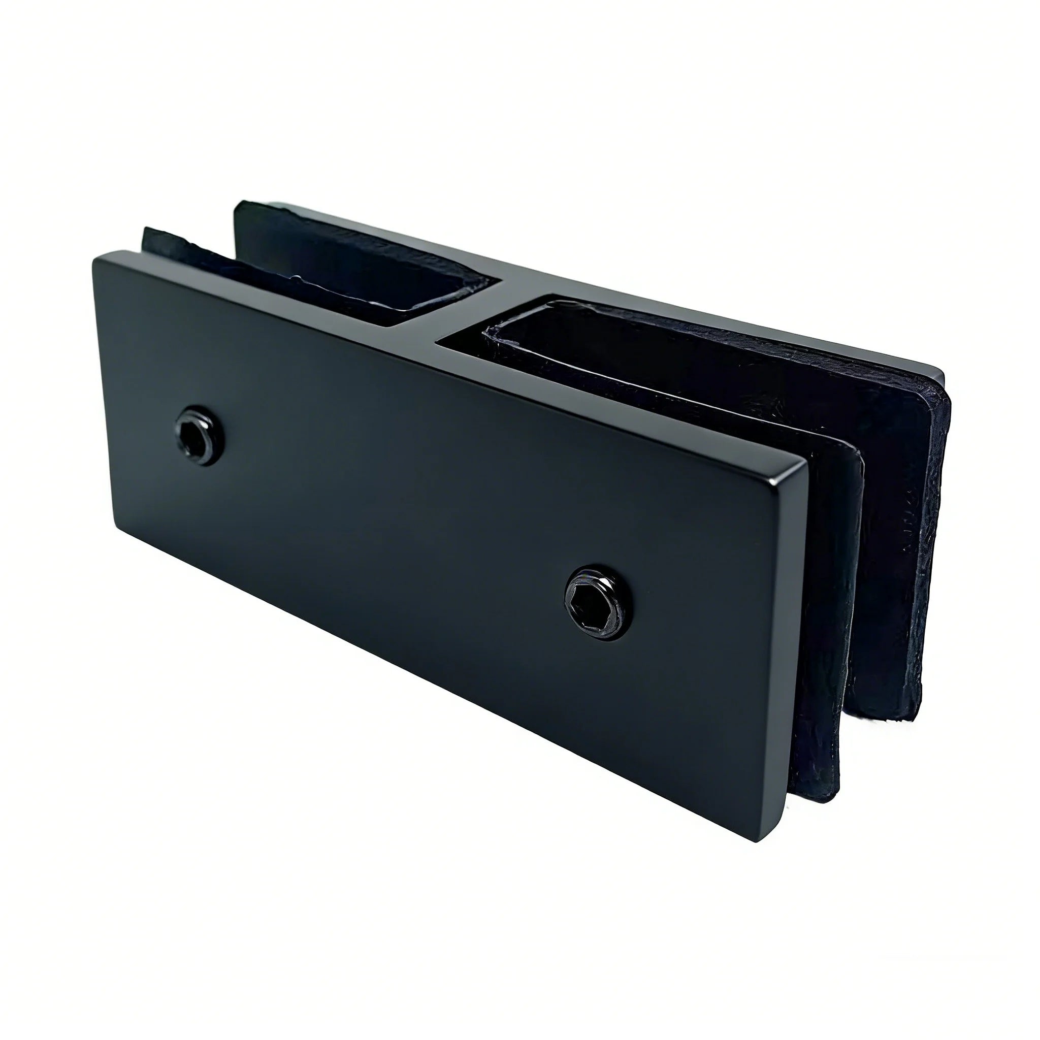 Condibe Stainless Steel Pool Fence Straight Matt Black Glass Clip