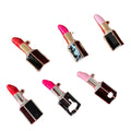 metal alloy large lipstick charms red pink color enamel lipstick bag charms sexy lady lipstick charms for bracelet necklace MegaBDM