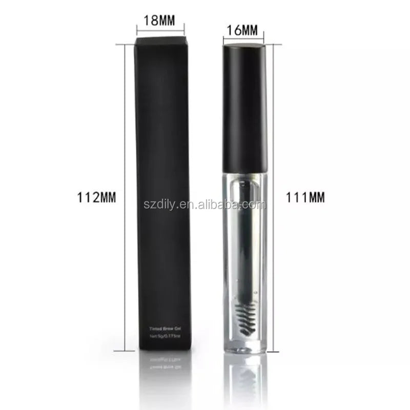 Waterproof Vegan Mascara Liquid Clear Lengthening Tinted Gel Eye Brow Natural Transparent Mascara