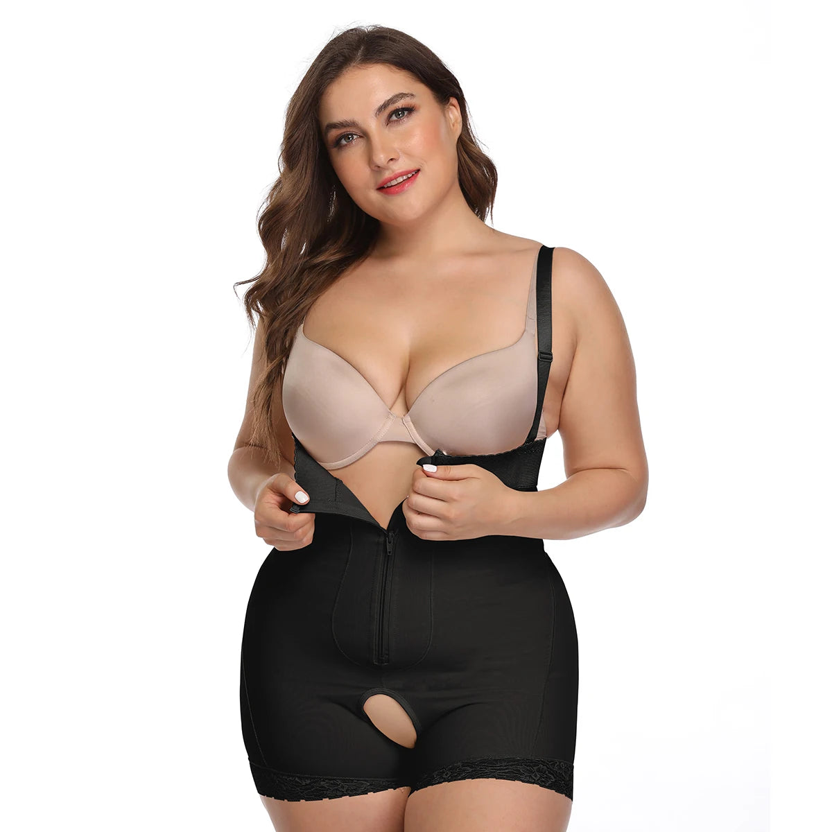 New Design Seamless Breathable Plus Size Body Shaper Waist Hand Embroidery Women Shapewear